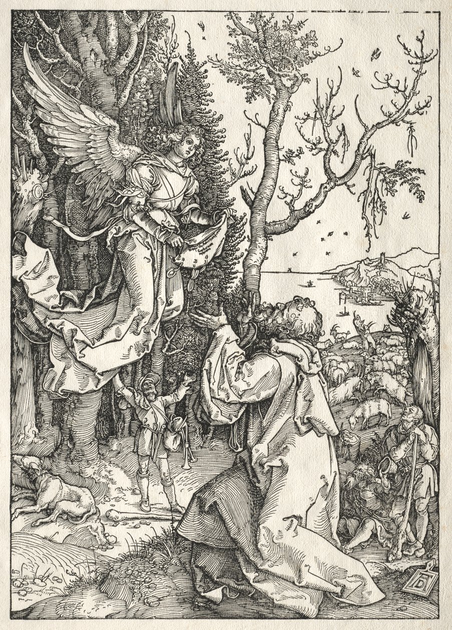 A Szűz élete: Joachim és az angyal alkotó: Albrecht Dürer