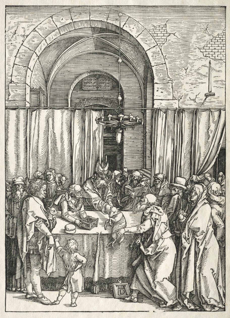 A Szűz élete: Joachims áldozatának elutasítása, 1504-1505. alkotó: Albrecht Dürer