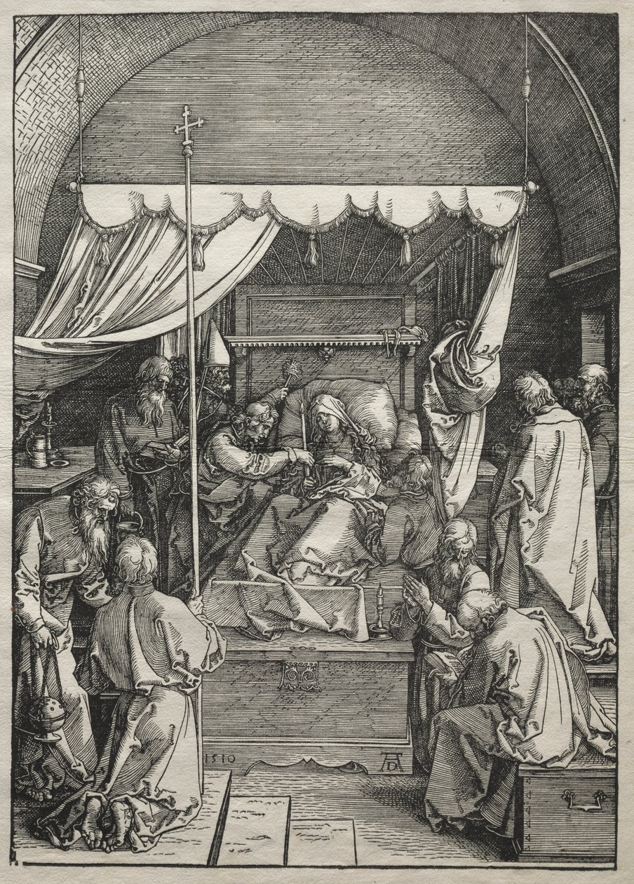 A Szűz élete: A Szűz halála, 1504-1505. alkotó: Albrecht Dürer