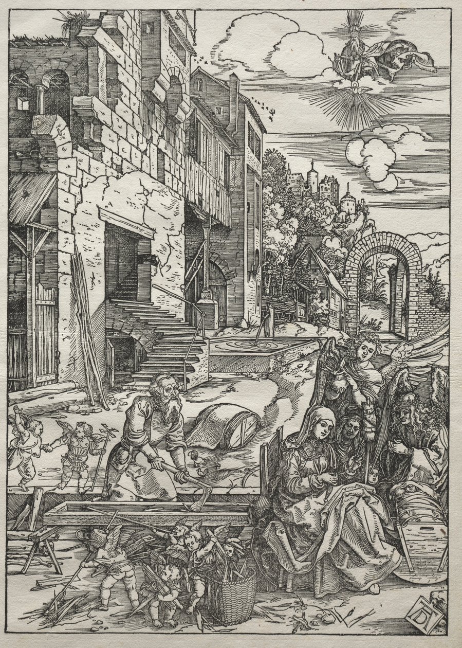 A Szűz élete: A többi Egyiptomban, 1504-1505. alkotó: Albrecht Dürer