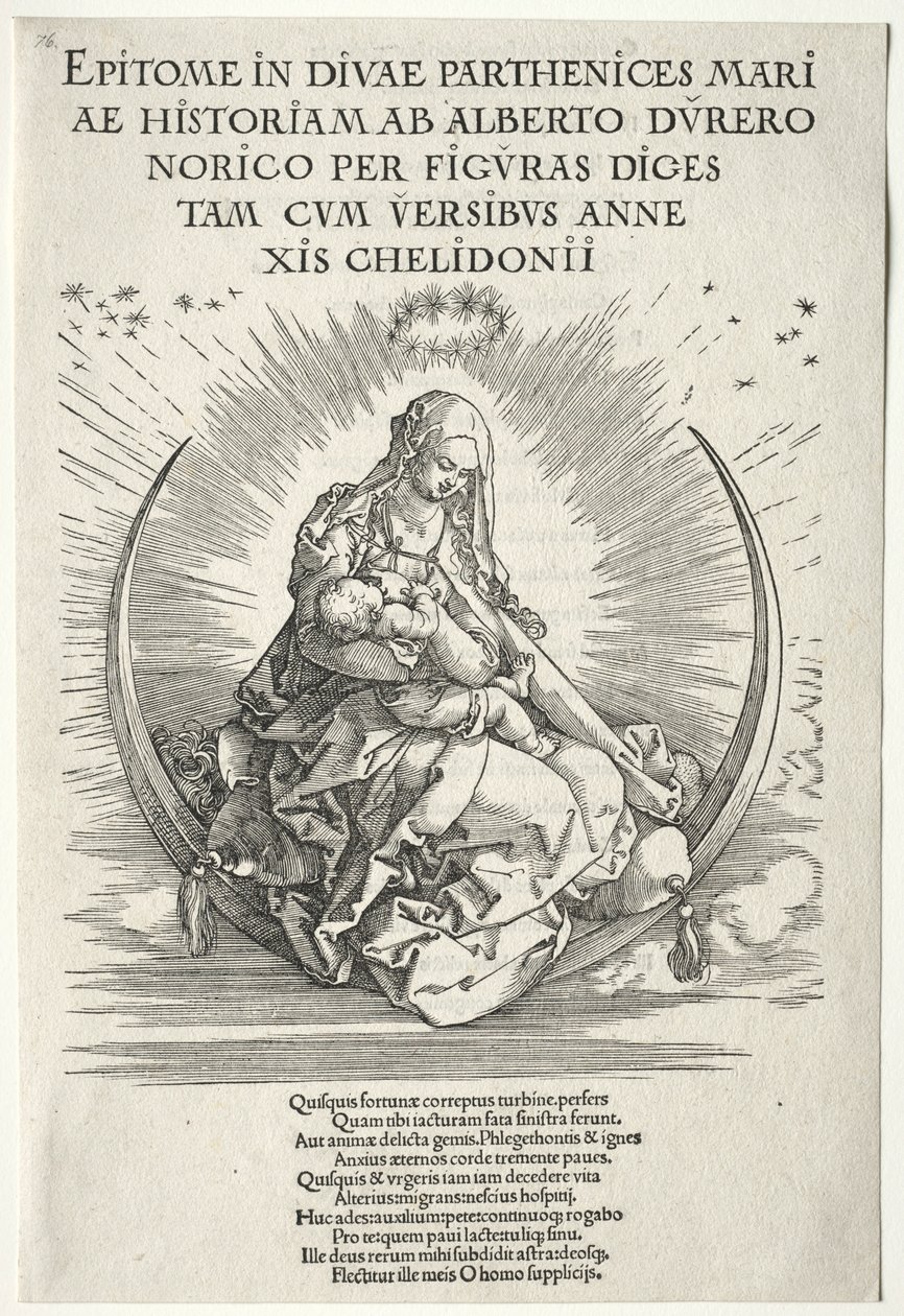 A Szűz élete: Címlap, 1511. alkotó: Albrecht Dürer