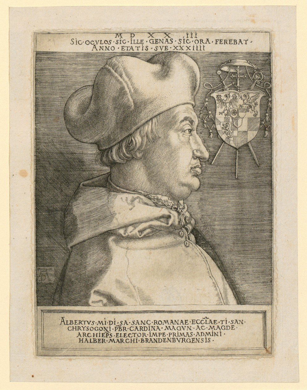 Oroszlános címer kakassal alkotó: Albrecht Dürer