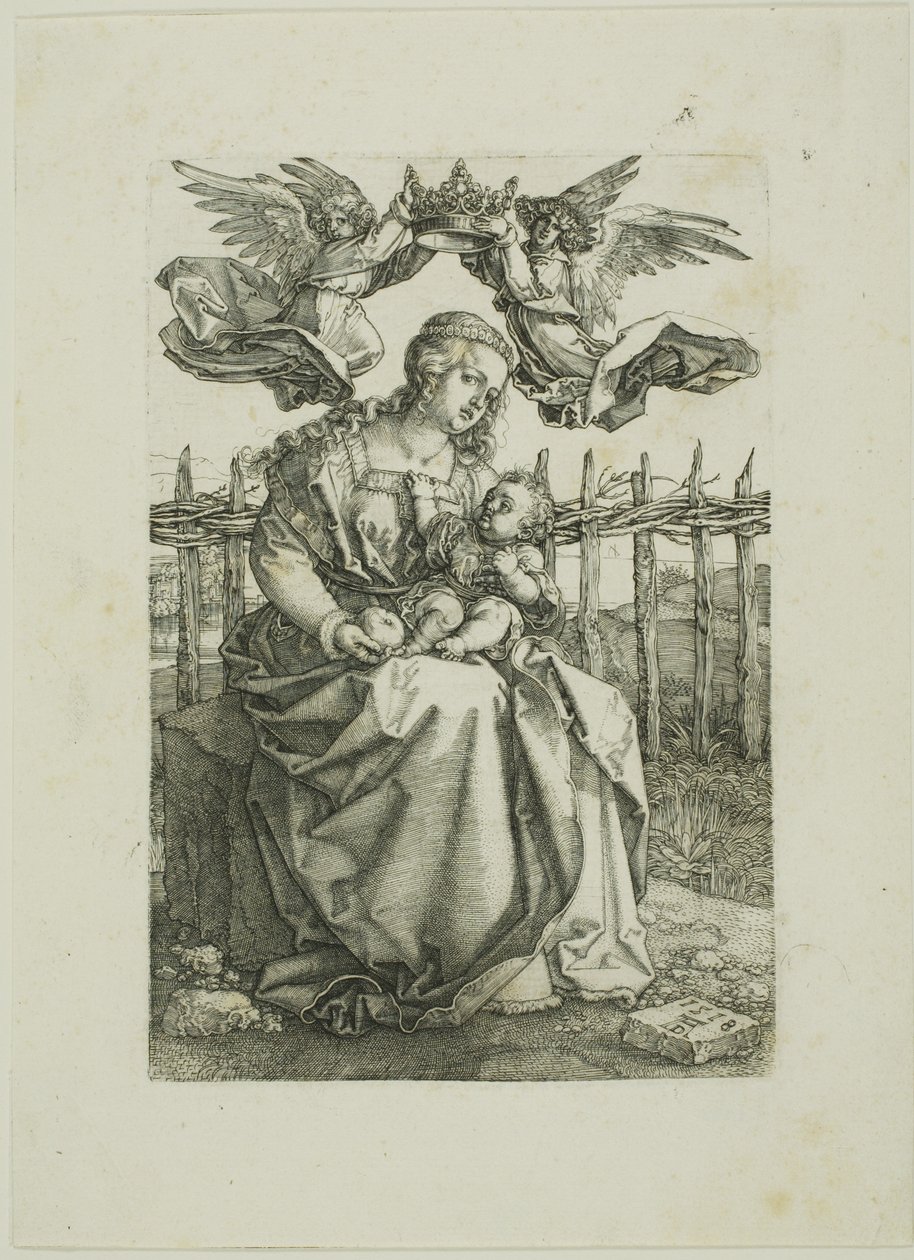 Madonnát két angyal koronázta meg alkotó: Albrecht Dürer