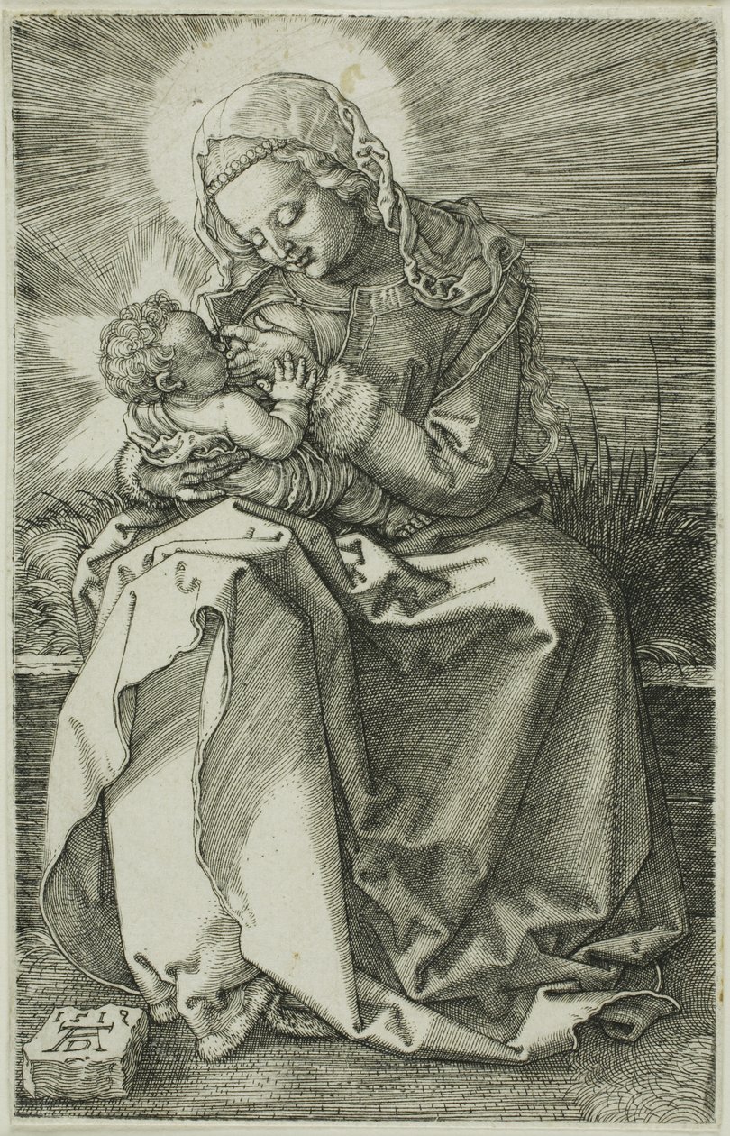 Madonna ápolása alkotó: Albrecht Dürer