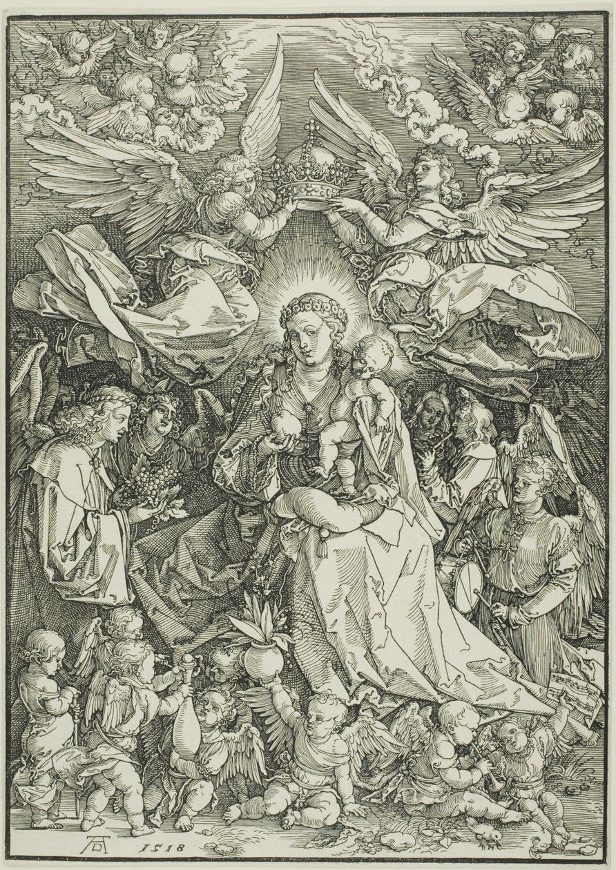Madonna az angyalok királynője alkotó: Albrecht Dürer