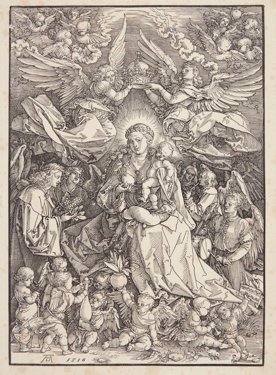 Madonna az angyalok királynője alkotó: Albrecht Dürer