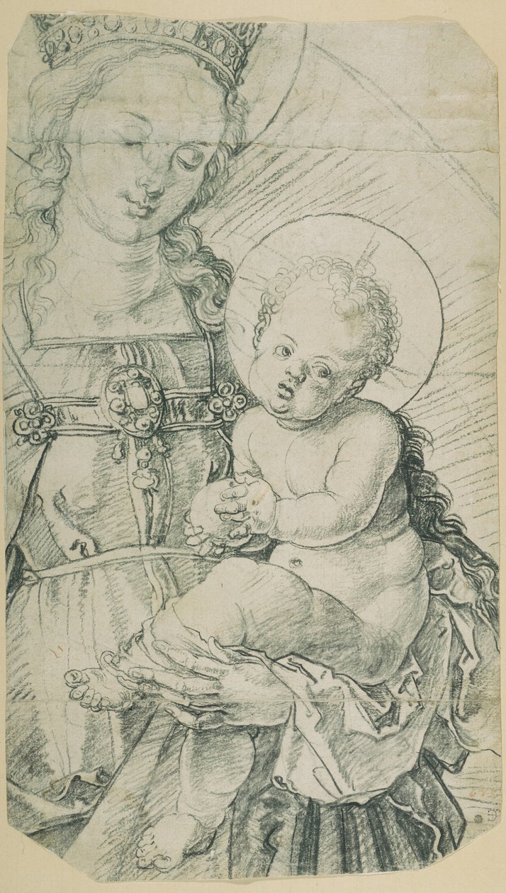 Madonna és gyermeke, 1514 alkotó: Albrecht Dürer