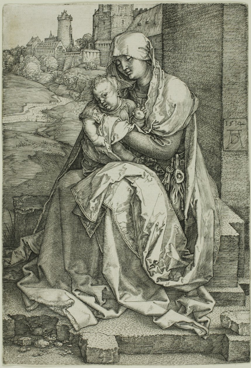 Madonna a fal mellett alkotó: Albrecht Dürer