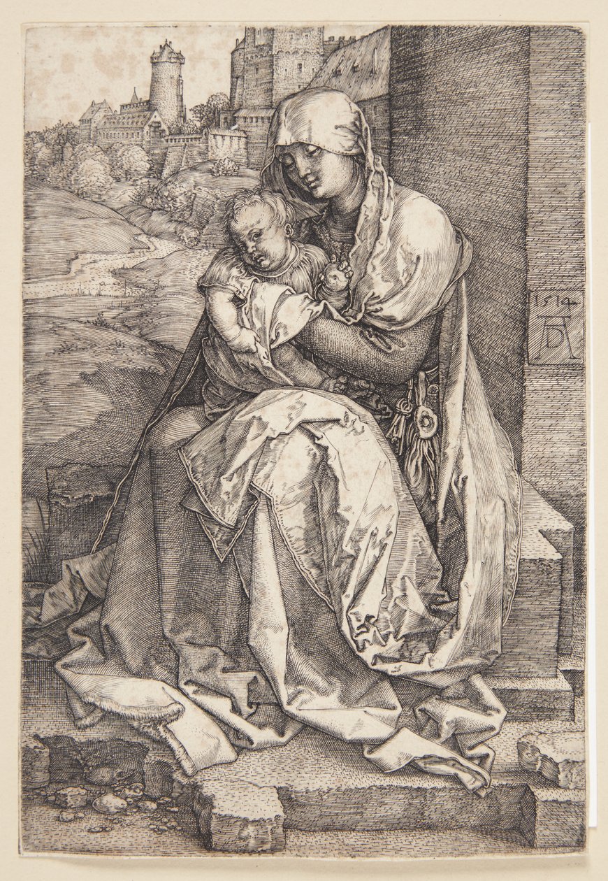 Madonna a fal mellett alkotó: Albrecht Dürer