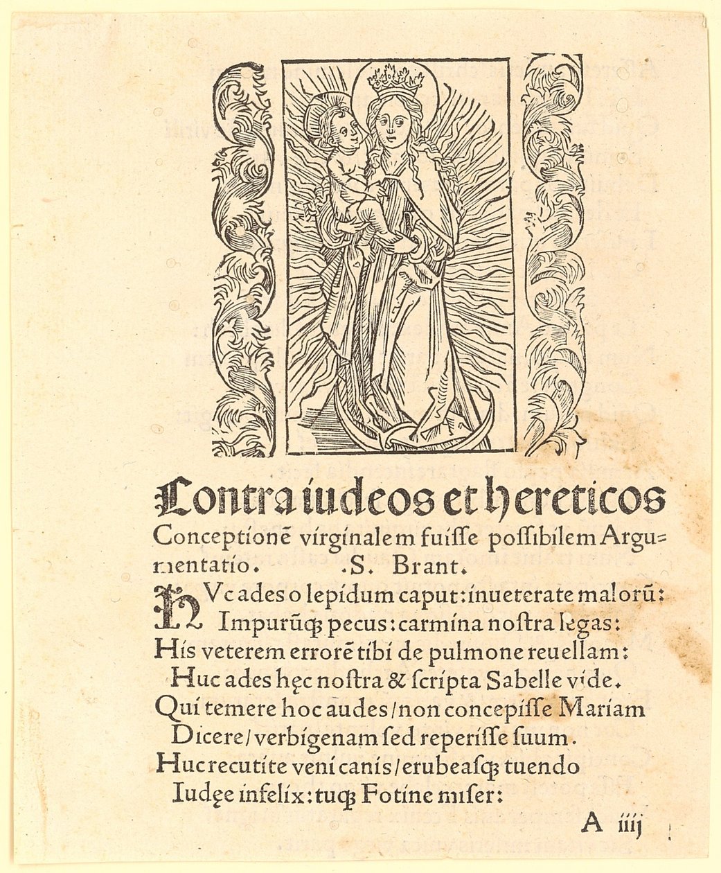 Madonna sugárkoszorúban, holdsarlón alkotó: Albrecht Dürer