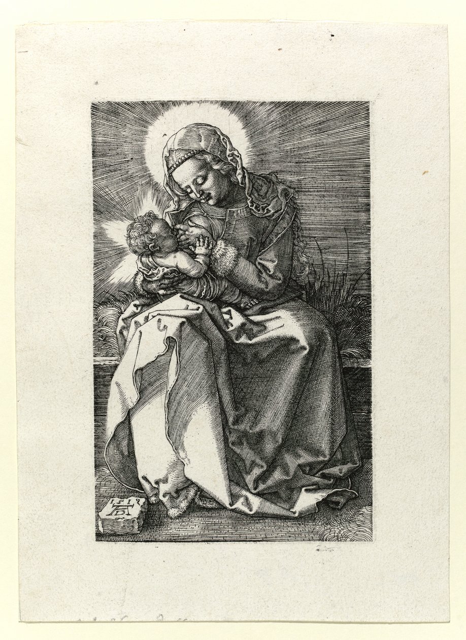 Madonna szoptatja a gyermeket, 1519 alkotó: Albrecht Dürer