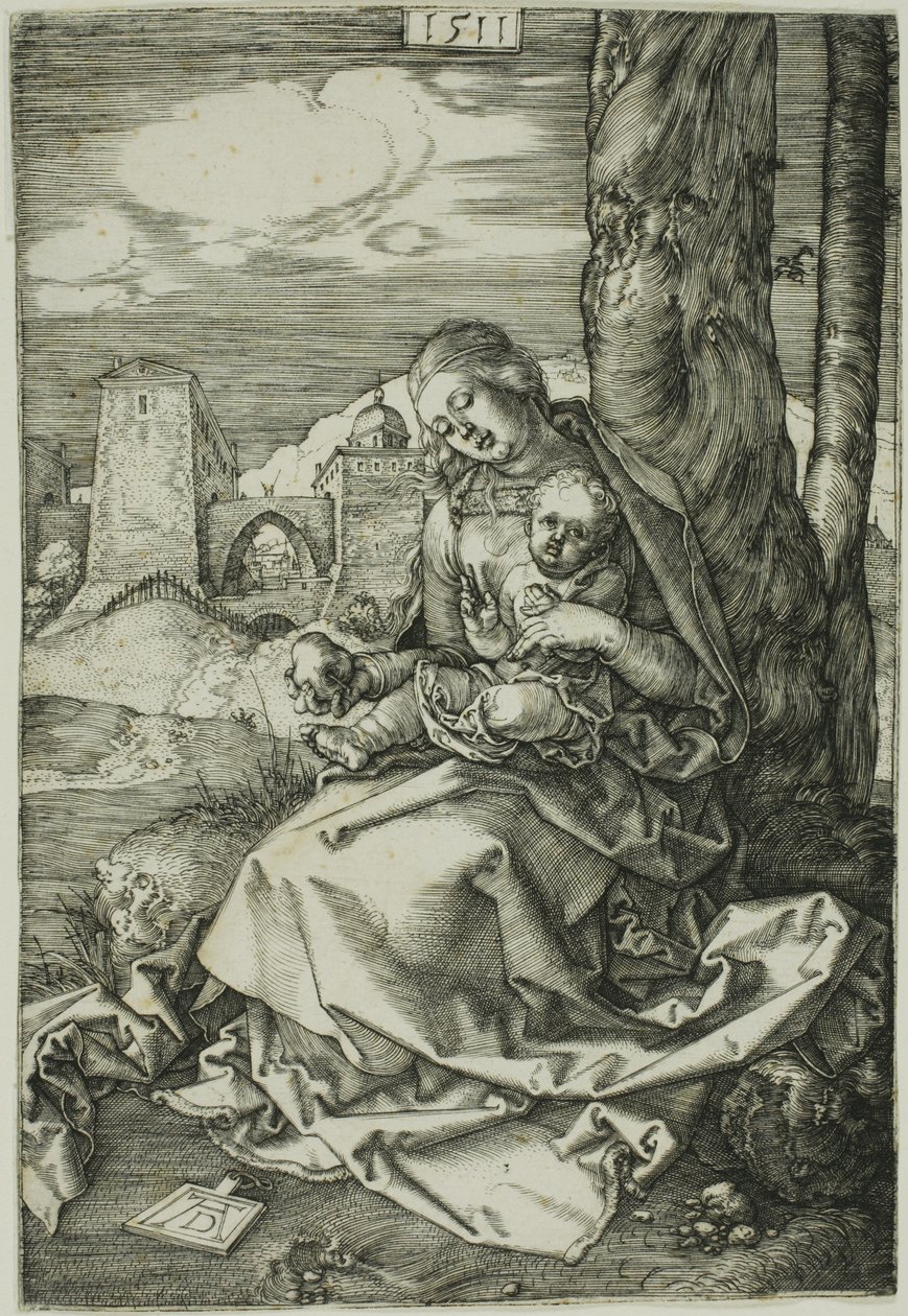 Madonna körtével alkotó: Albrecht Dürer