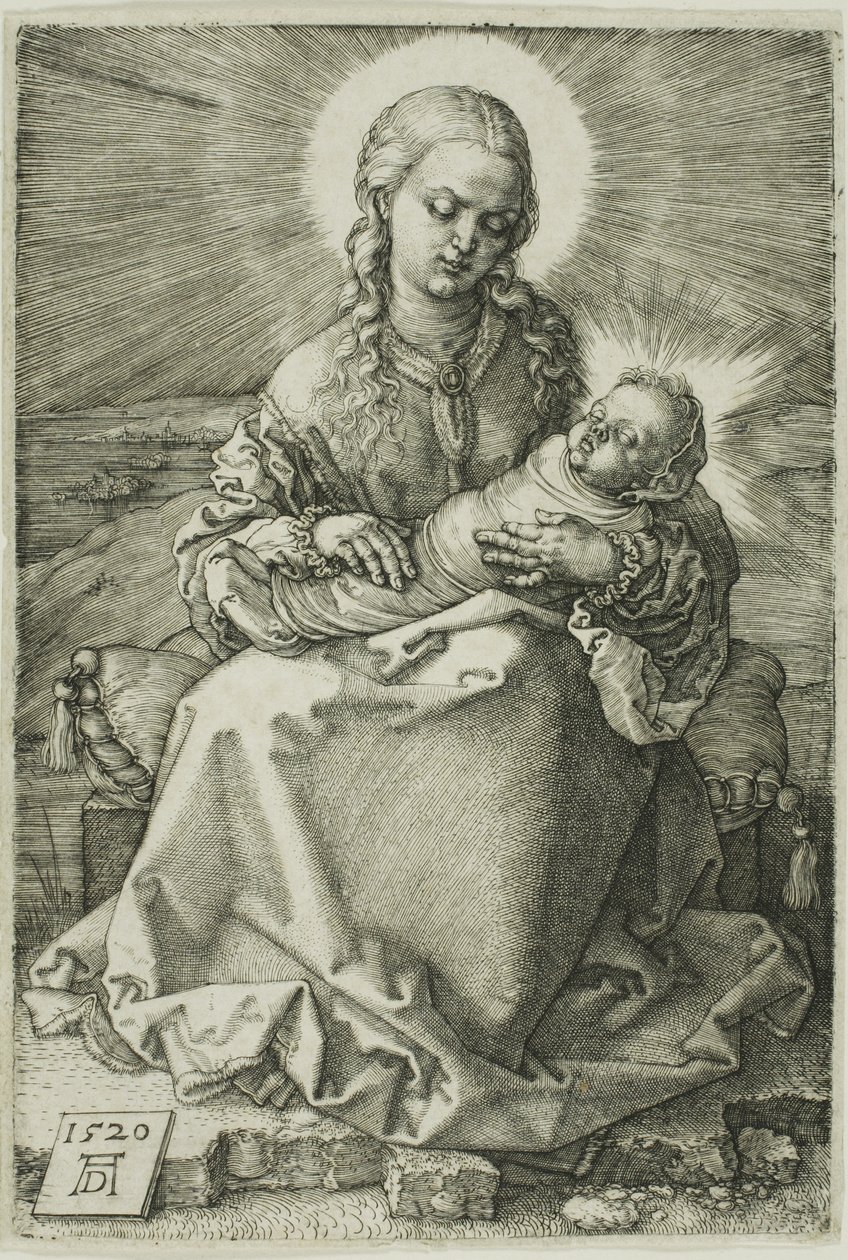 Madonna a bepólyált csecsemővel alkotó: Albrecht Dürer