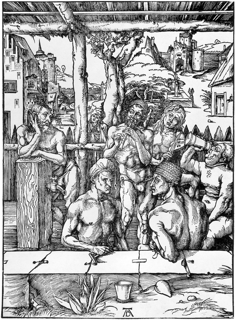 Férfi fürdő alkotó: Albrecht Dürer