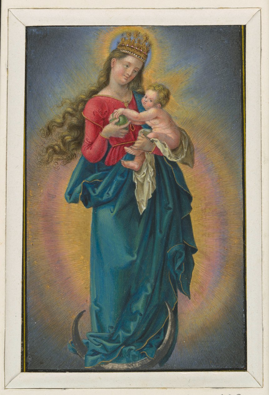 Mária a holdsarlón csillagkoronával alkotó: Albrecht Dürer