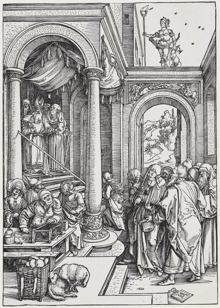 Mária templomba menetele alkotó: Albrecht Dürer