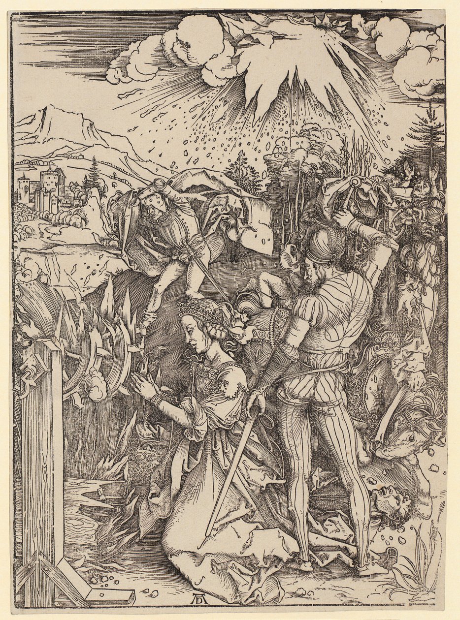 Szent Katalin vértanúsága alkotó: Albrecht Dürer