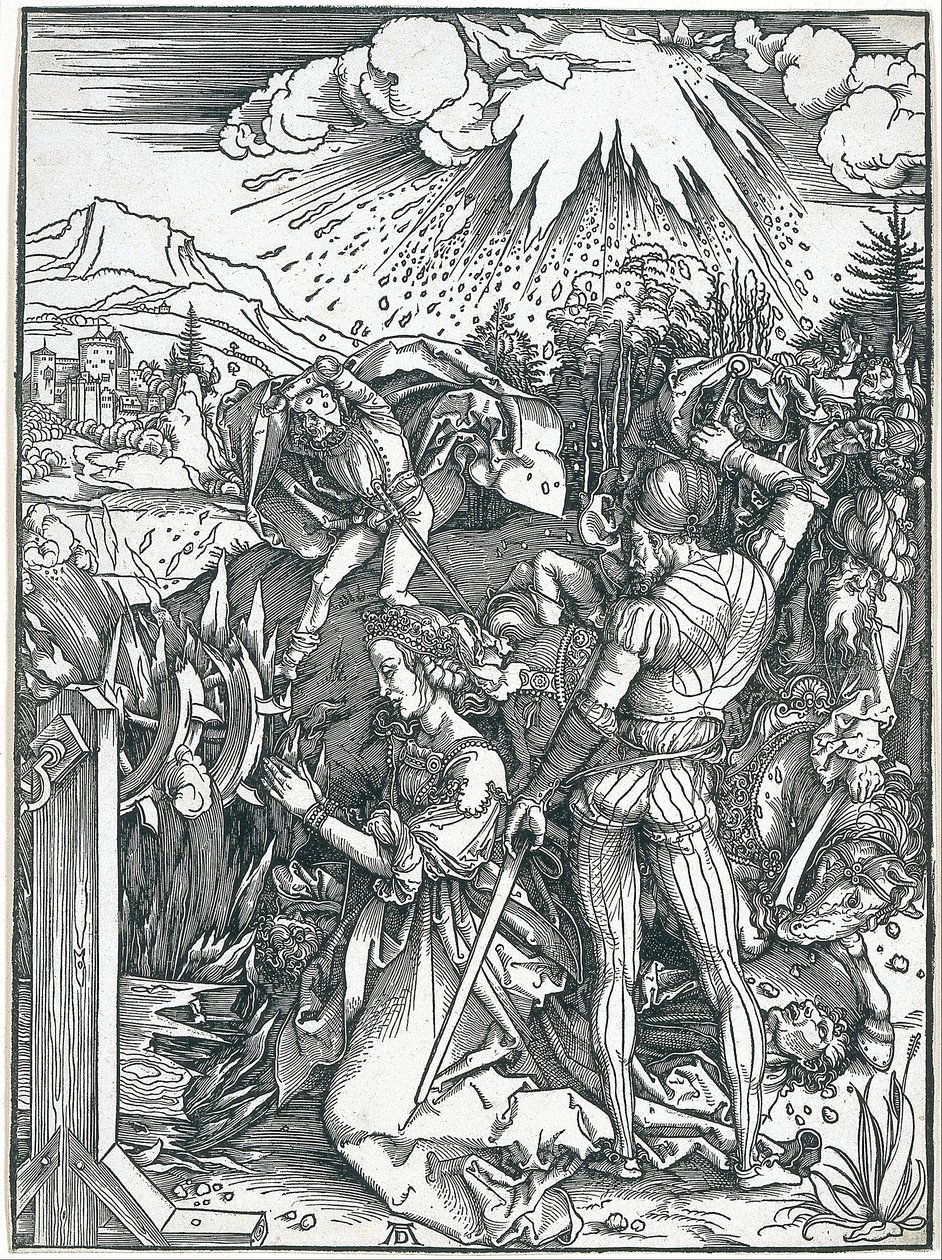 Szent Katalin mártíromsága alkotó: Albrecht Dürer