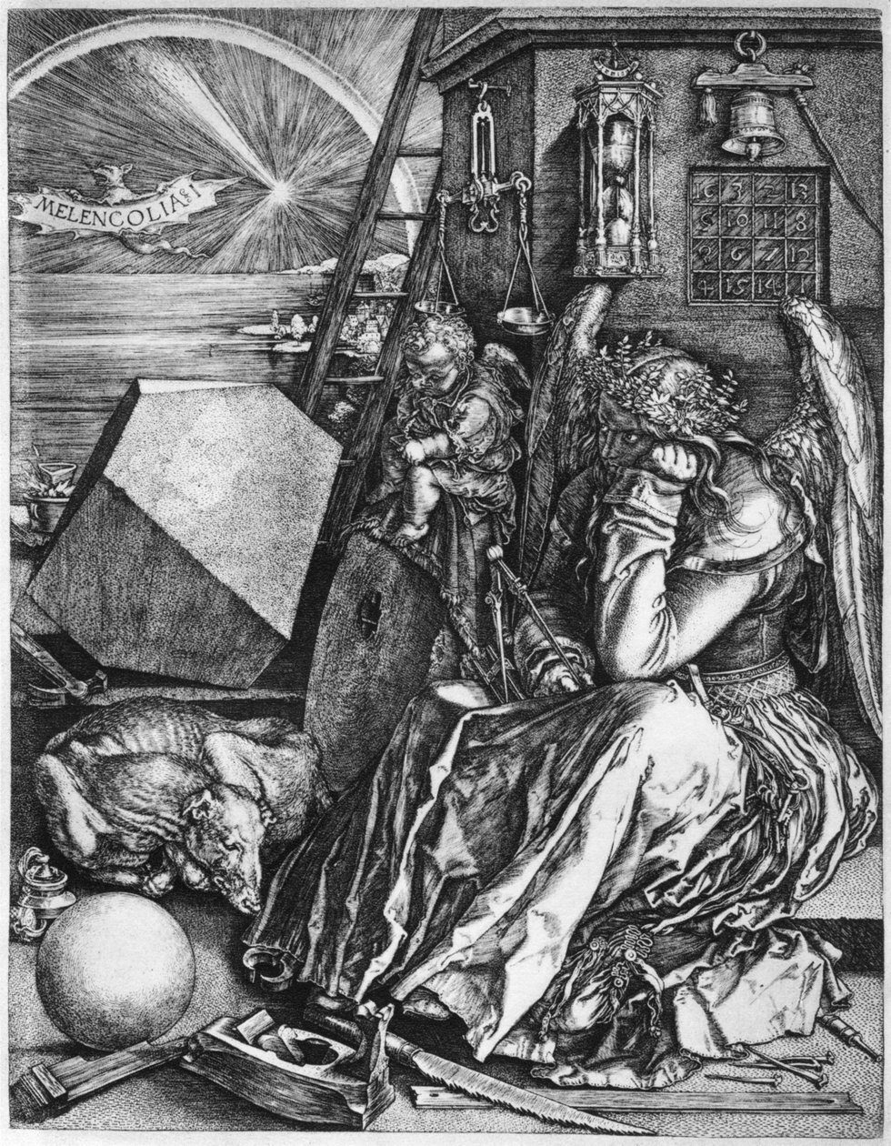 Melankólia, 1514, 1936 alkotó: Albrecht Dürer