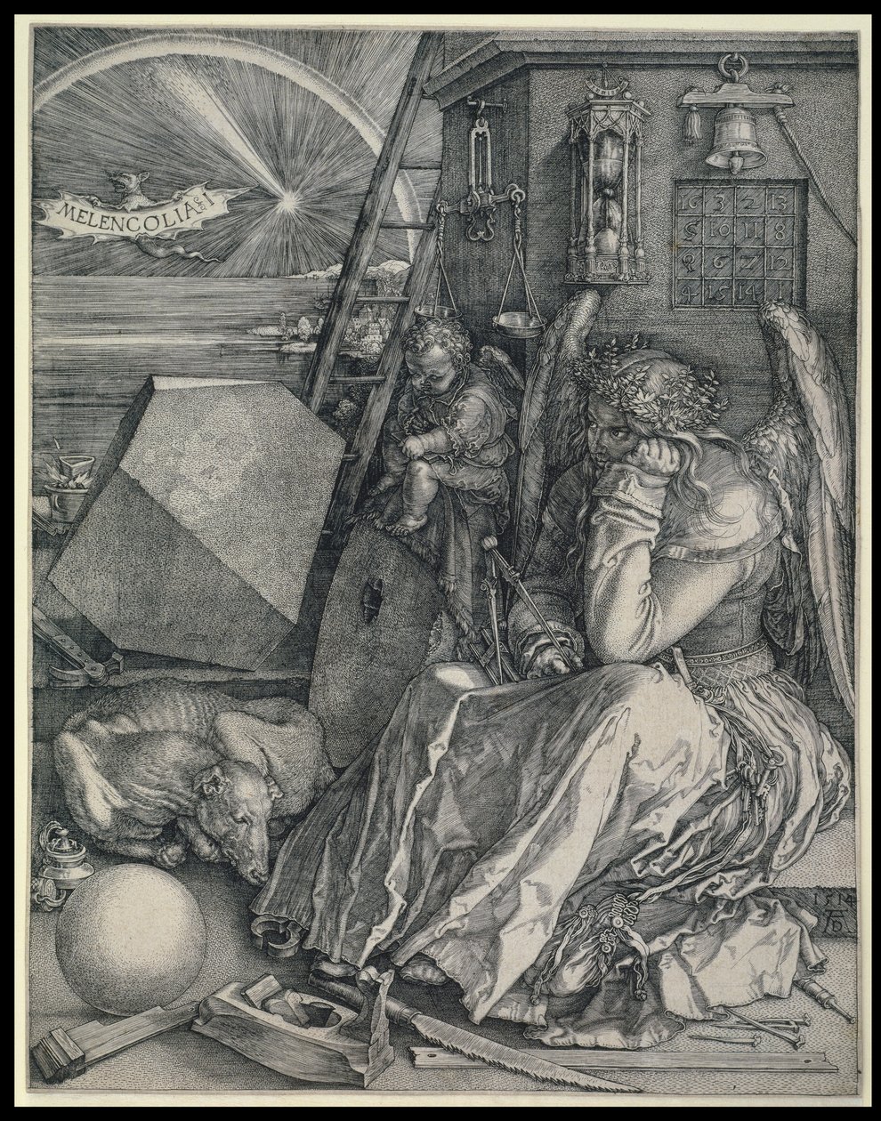 Melencolia I (A melankólia) alkotó: Albrecht Dürer