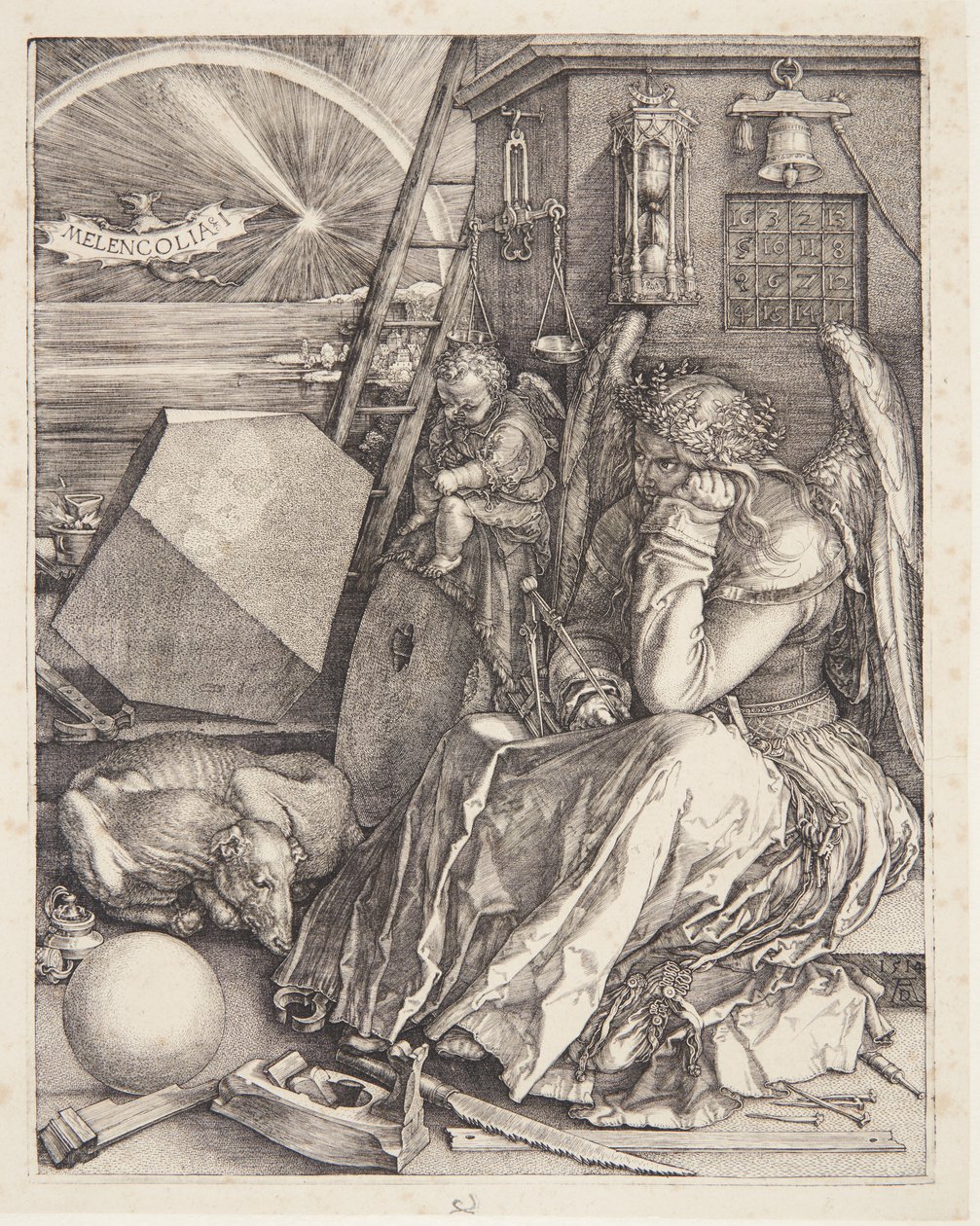 Melankólia I alkotó: Albrecht Dürer