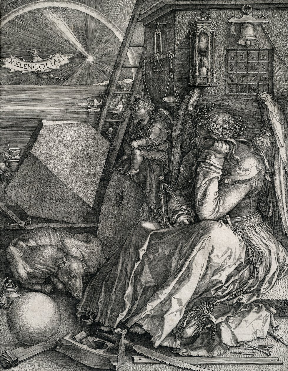Melankólia I alkotó: Albrecht Dürer