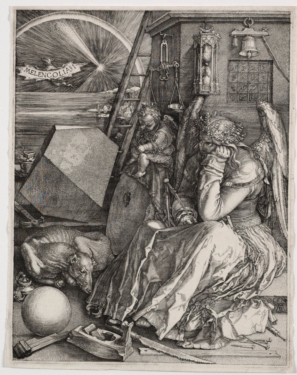 Melankólia I alkotó: Albrecht Dürer