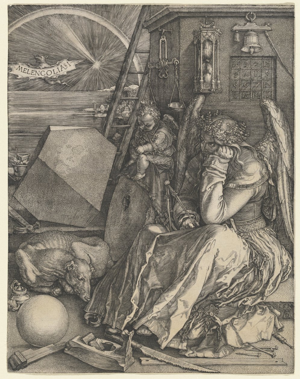 Melencolia I alkotó: Albrecht Dürer