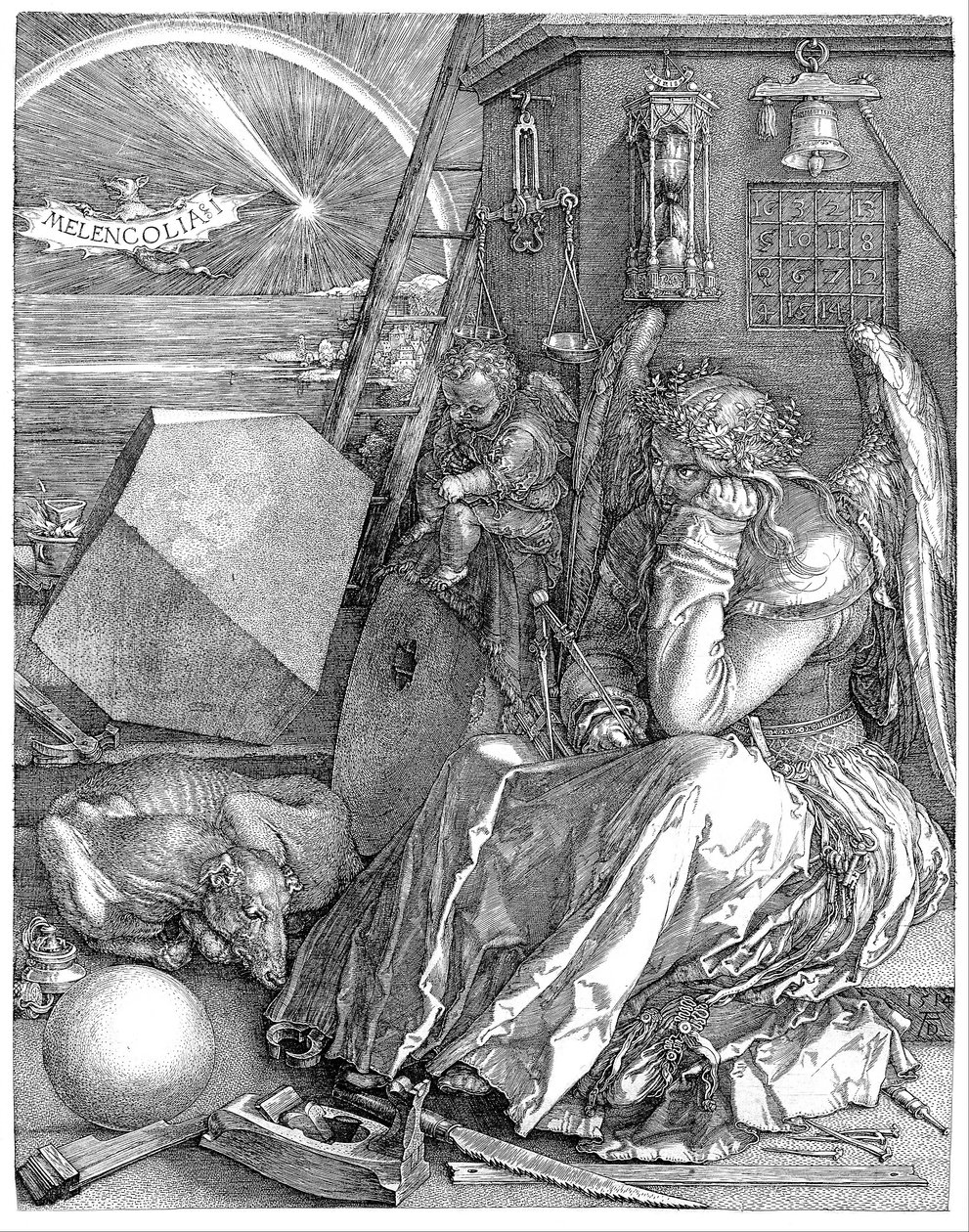 Melencolia I alkotó: Albrecht Dürer
