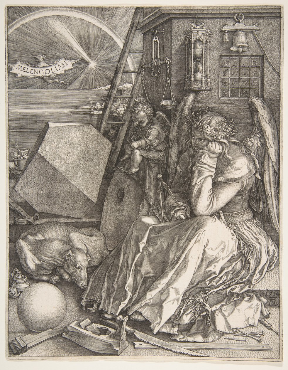 Melencolia I alkotó: Albrecht Dürer