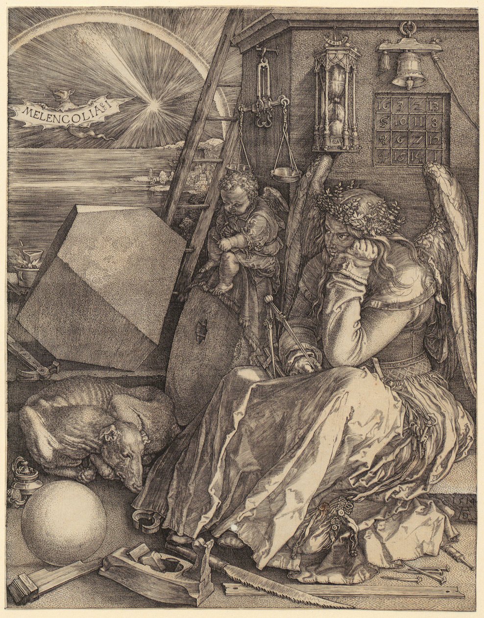 Melencolia I alkotó: Albrecht Dürer