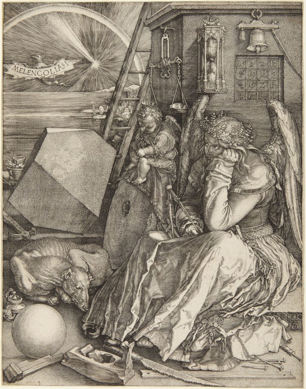 Melencolia I alkotó: Albrecht Dürer