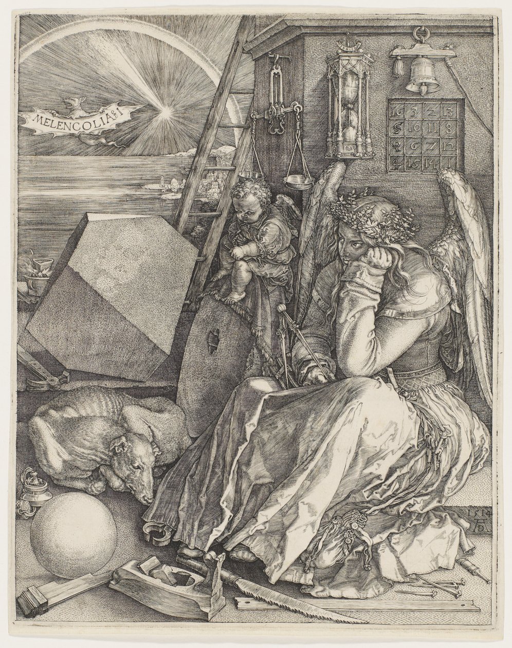 Melencolia I alkotó: Albrecht Dürer