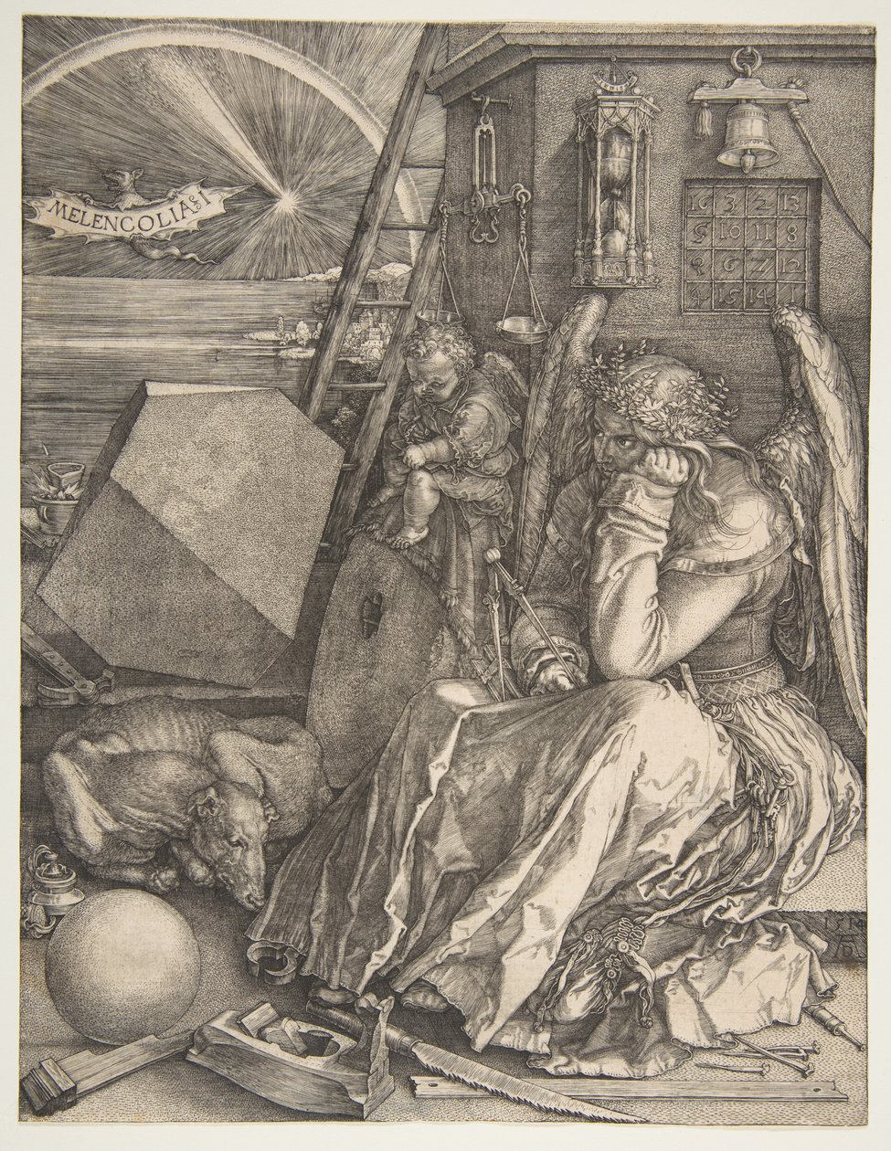 Melencolia I alkotó: Albrecht Dürer