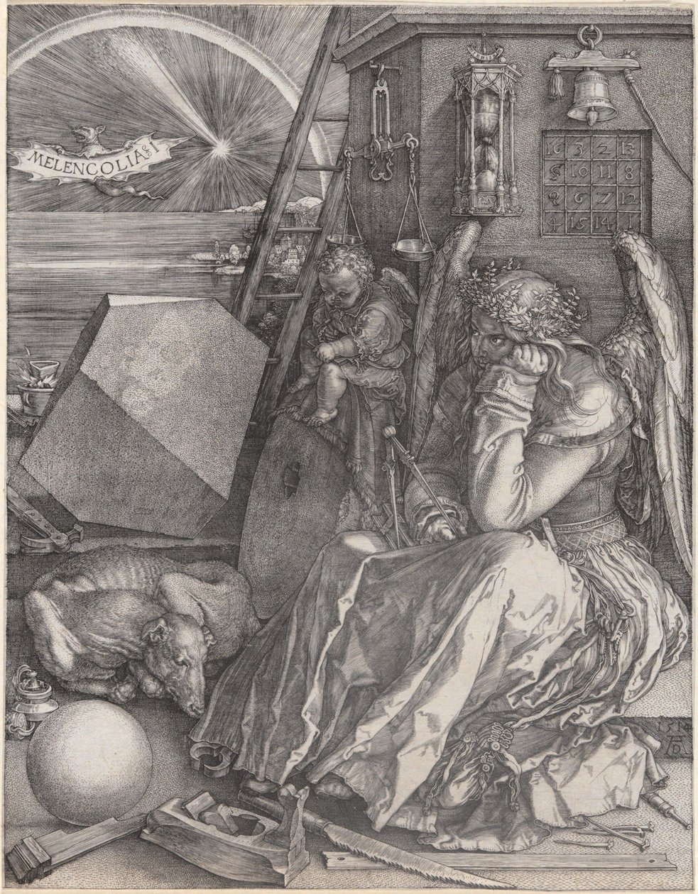 Melencolia I alkotó: Albrecht Dürer