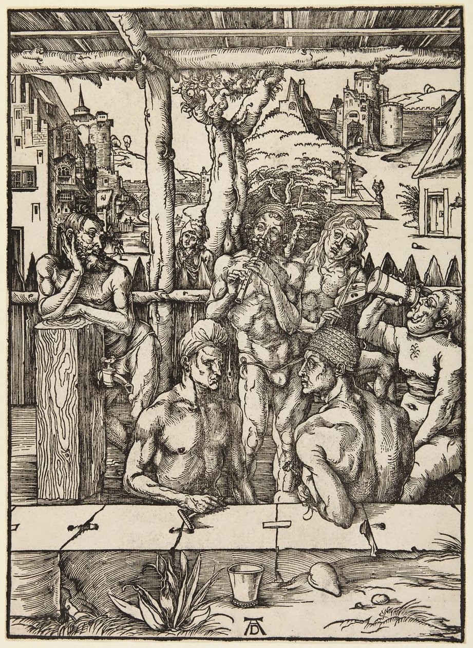 Férfifürdő alkotó: Albrecht Dürer