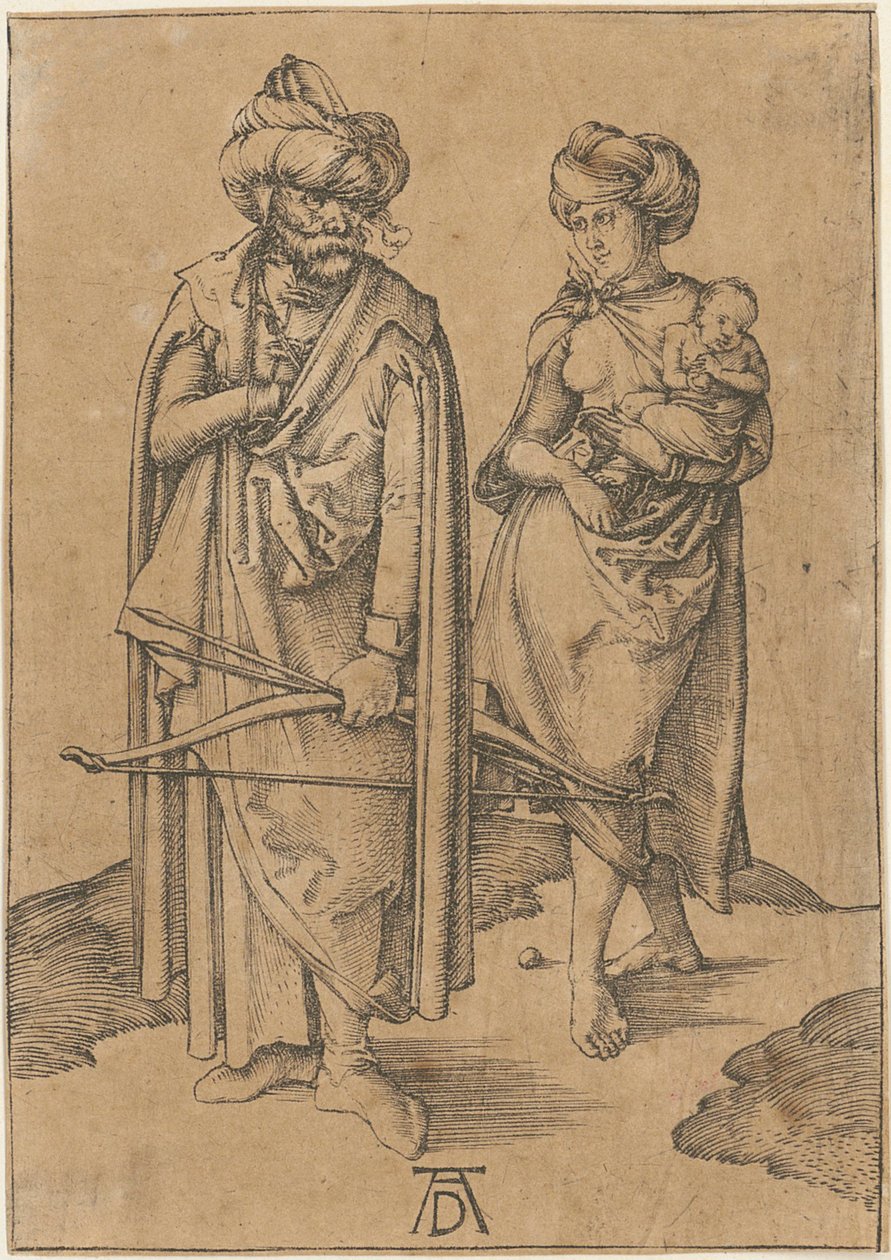 Keleti férfi és felesége alkotó: Albrecht Dürer