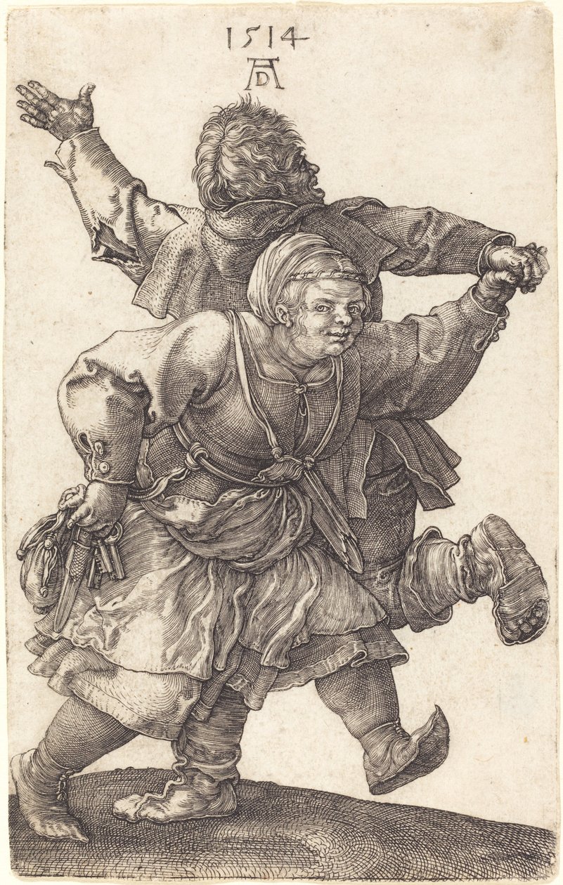 Parasztpár táncol alkotó: Albrecht Dürer