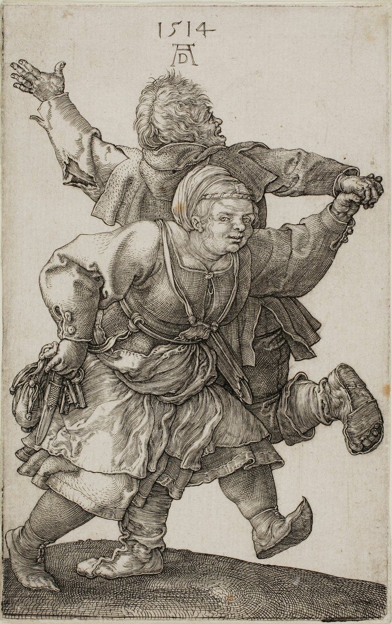 Parasztpár táncol alkotó: Albrecht Dürer