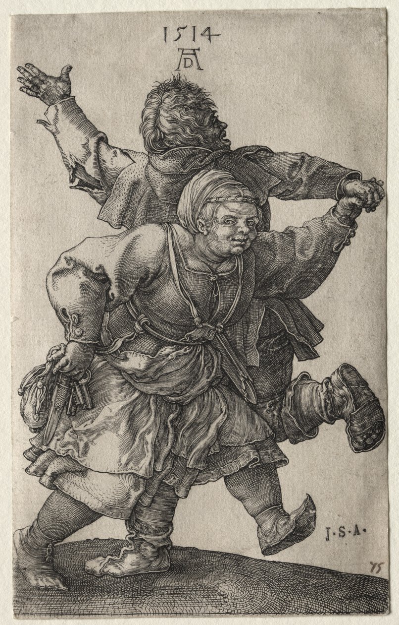 Táncoló parasztházaspár alkotó: Albrecht Dürer