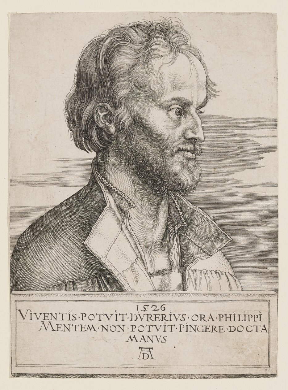 Melanchthon Fülöp alkotó: Albrecht Dürer