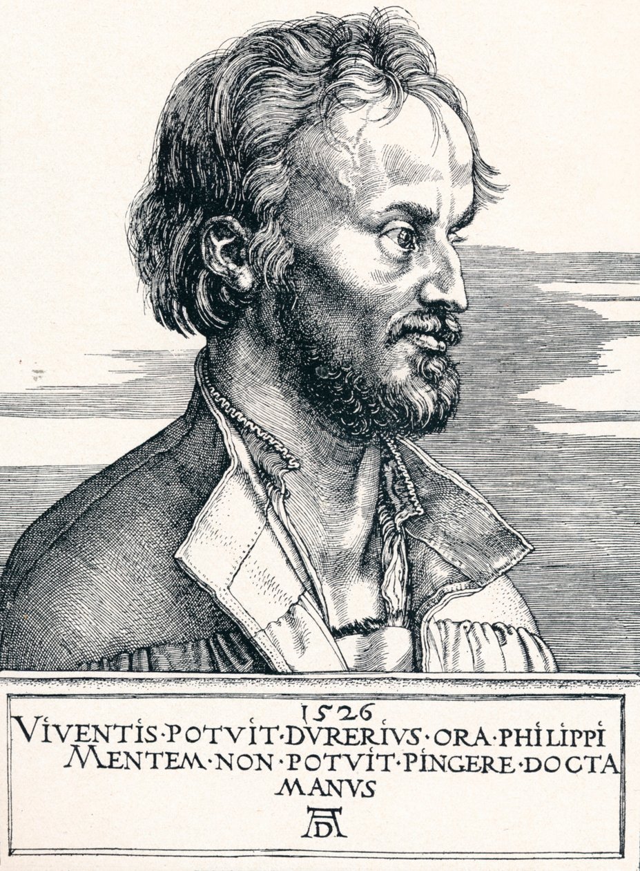 Philip Melanchthon, 1526 1906. alkotó: Albrecht Dürer