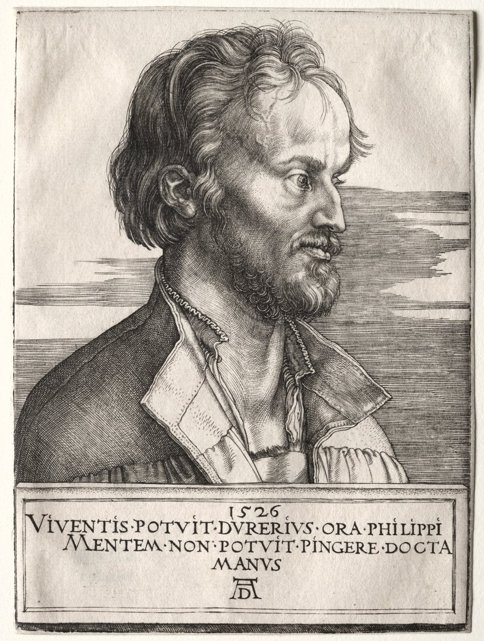 Melanchthon Fülöp alkotó: Albrecht Dürer