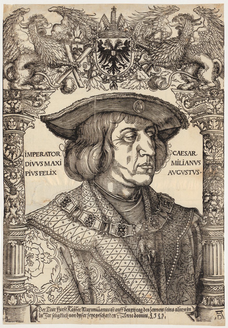 I. Miksa császár portréja alkotó: Albrecht Dürer