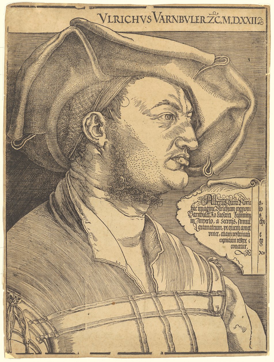 Ulrich Varnbüler portréja alkotó: Albrecht Dürer