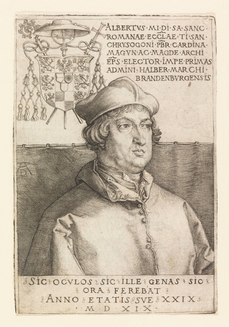 Mainz-i Albert portréja alkotó: Albrecht Dürer