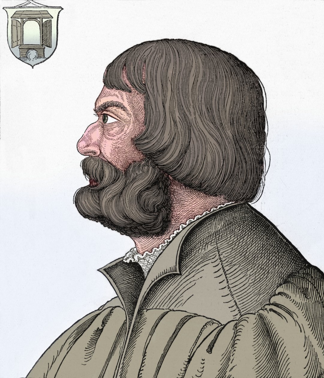 Albrecht Durer portréja, 1527, 1906 alkotó: Albrecht Dürer