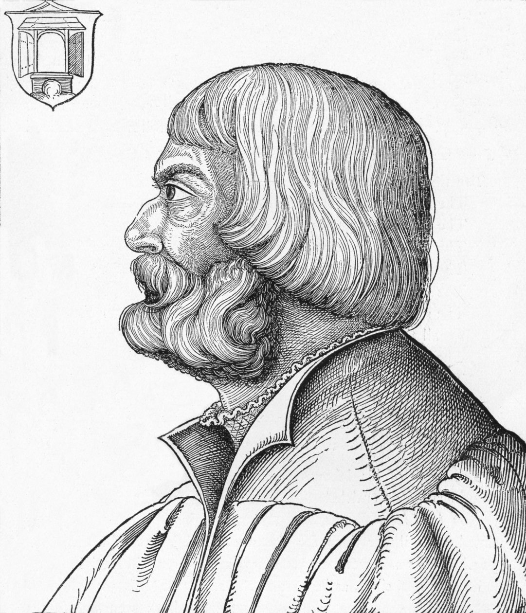 Albrecht Durer portréja, 1527, 1906 alkotó: Albrecht Dürer