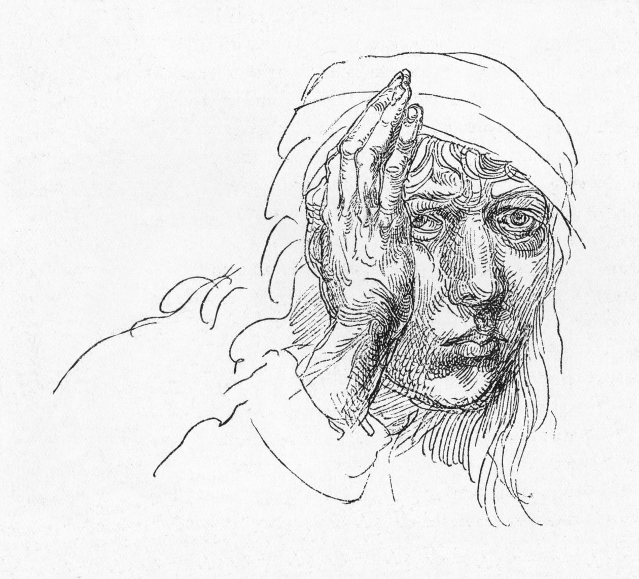 Albrecht Durer portréja fiúként., 1491, 1906 alkotó: Albrecht Dürer