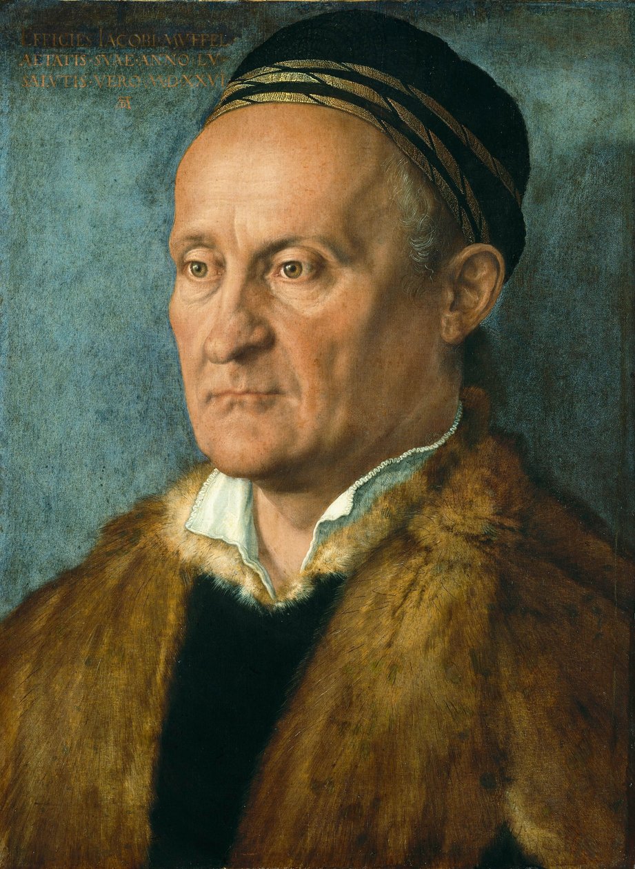 Jakob Muffel portréja alkotó: Albrecht Dürer